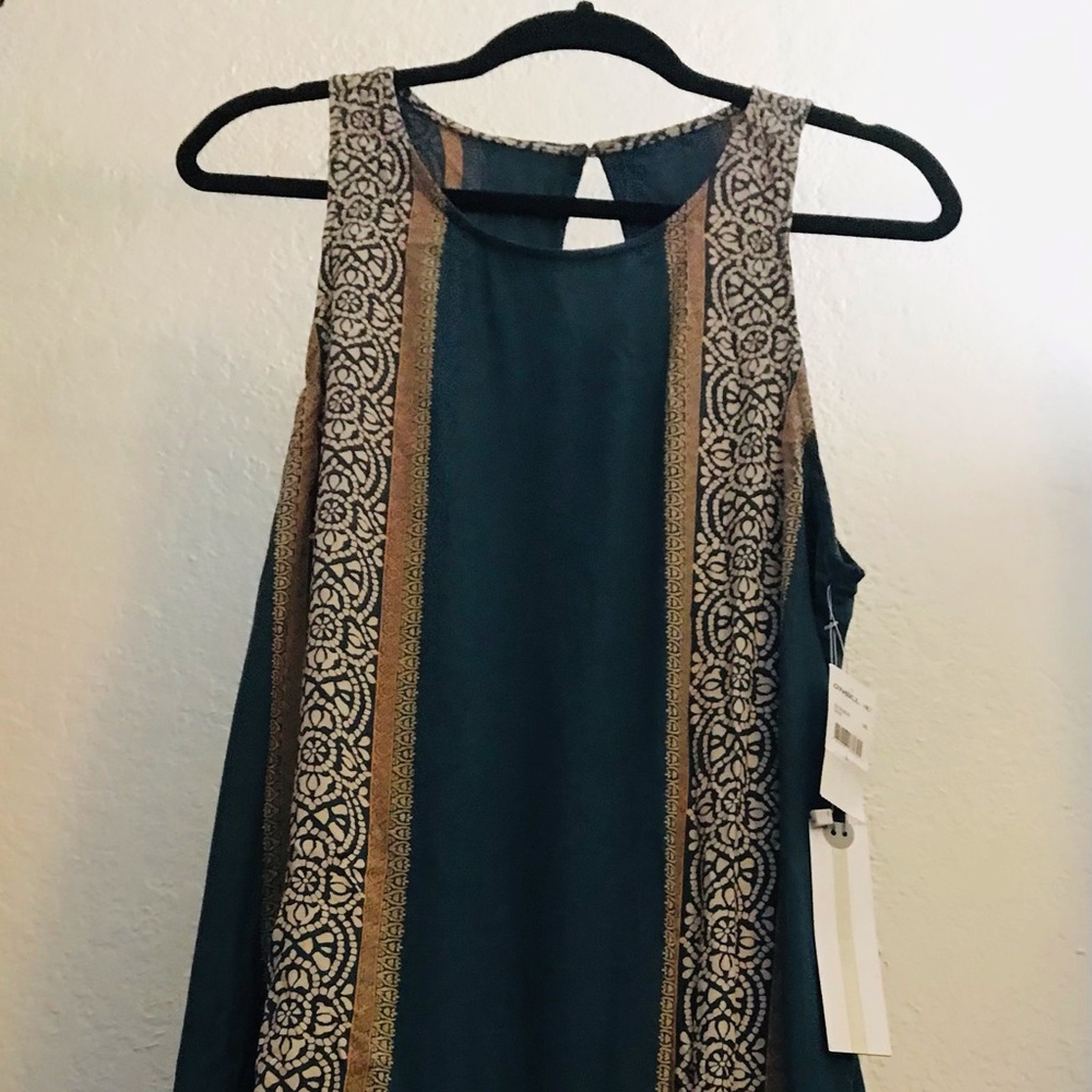 Long turquoise Maxi dress
